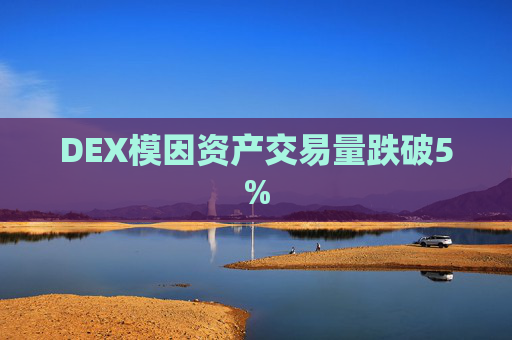 DEX模因资产交易量跌破5%