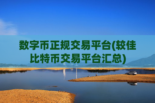 数字币正规交易平台(较佳比特币交易平台汇总)